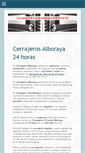 Mobile Screenshot of cerrajero-24-horas-alboraya.com